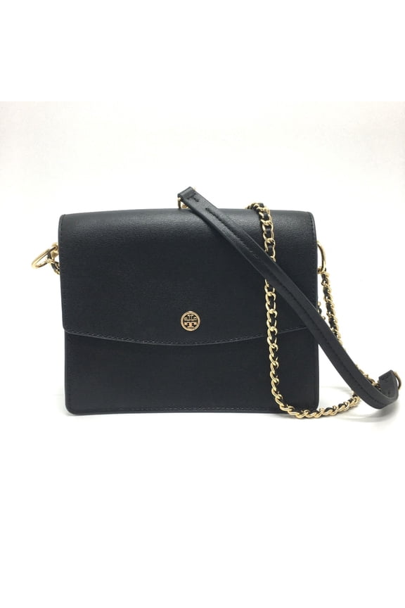 Pre-Owned Tory Burch logo Bag Shoulder Bag Black (Good)