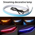 thumbnail image 2 of Soumake 2Pcs Car Streamer Lights Waterproof Modified Car Daylight Headlight Strips for Vehicle, 2 of 8