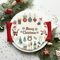 thumbnail image 5 of Taicans 10PCS Christmas Paper Plates Merry Christmas Plates for Xmas Holiday Birthday Party Dinner Table Decor, 5 of 6