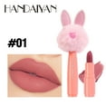 thumbnail image 1 of Barra de labios Mini Rabbits Hair de 5 colores, acabado mate aterciopelado, brillo de labios, 1 of 1