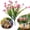 D, variant on Artificial Flower Bush Outdoor Decorative Plants, Realistic Plastic Floral Arrangement, Spring Summer Home Garden Porch Decor
