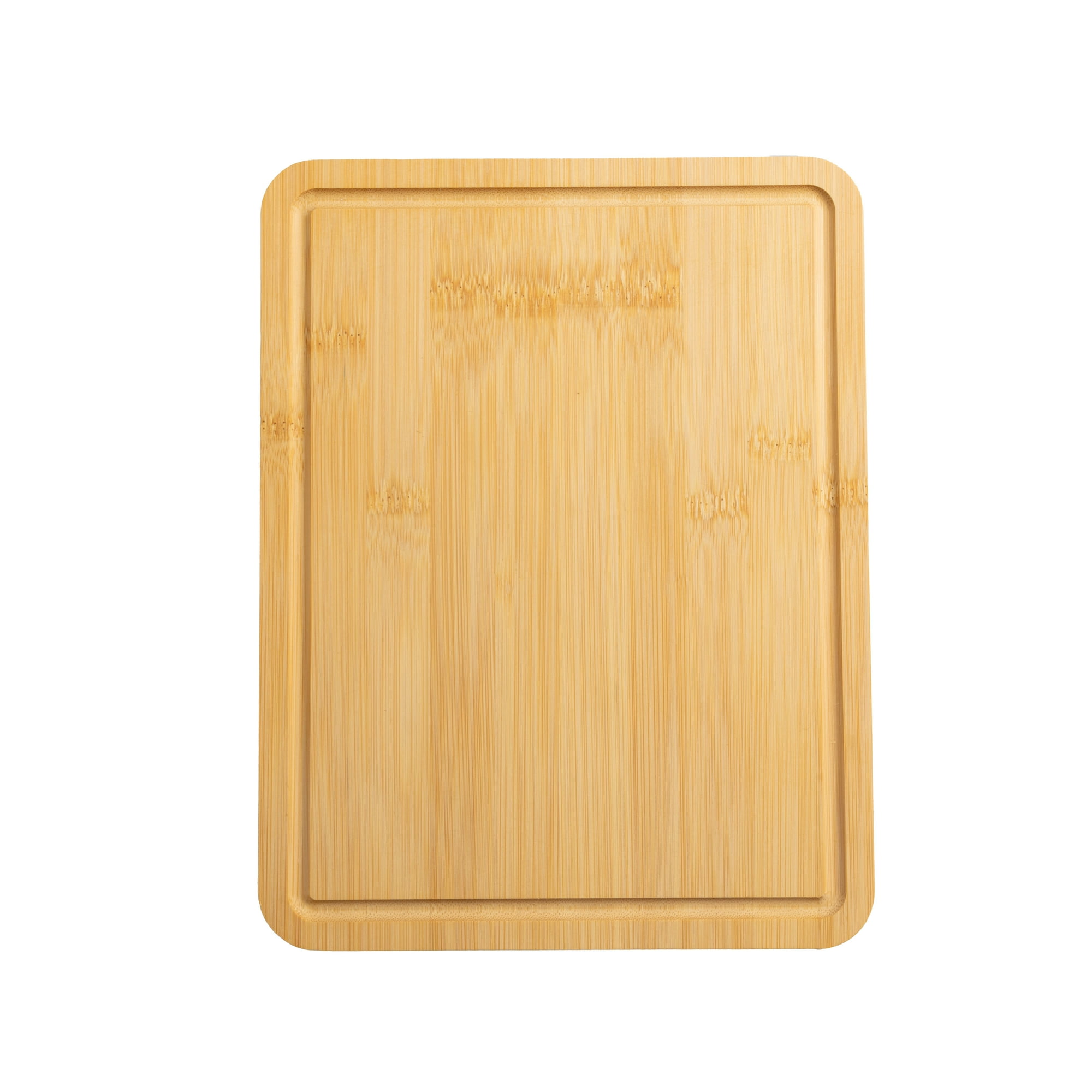 Mainstays Bamboo Cutting Board, 8.5 in x 11 in, with Juice Groove and Non-Slip Feet