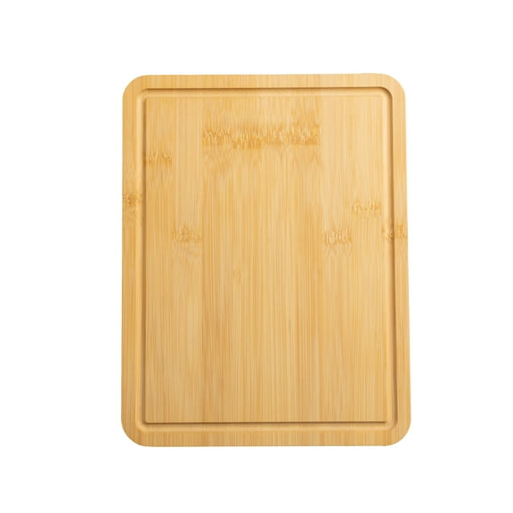 Mainstays 8.5" x 11" Non-Slip Bamboo Cutting Board, 100% Natural Bamboo Color, with Juice Groove