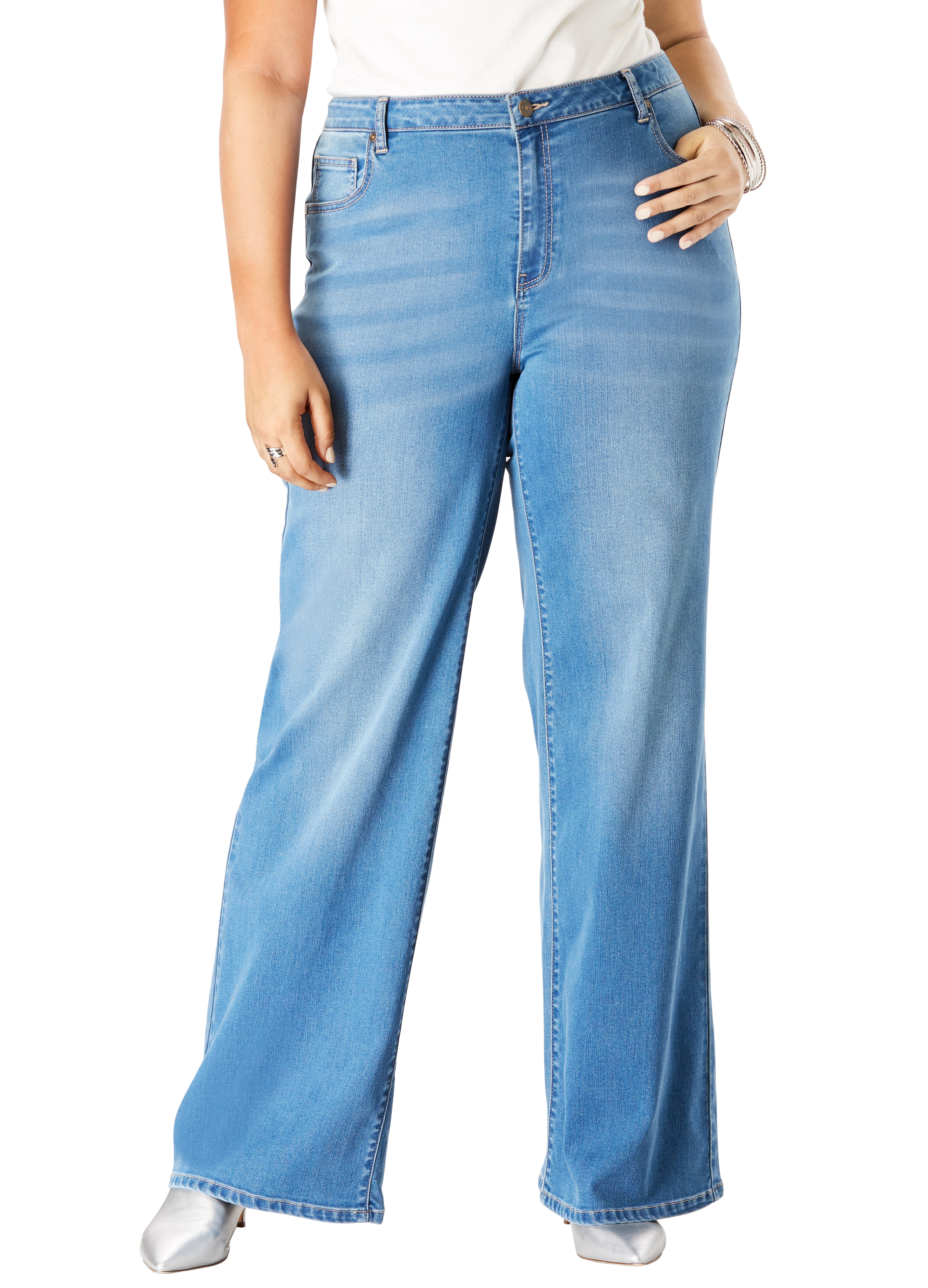 plus size soft jeans