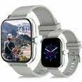 thumbnail image 3 of Unisex Smartwatch - Large Display, Compatible with Android & iPhone, Built-in Microphone, Multiple Sports Modes, Easy to Use, Ideal for Outdoor Activities & Holiday Gifts for Men/Women, 3 of 13