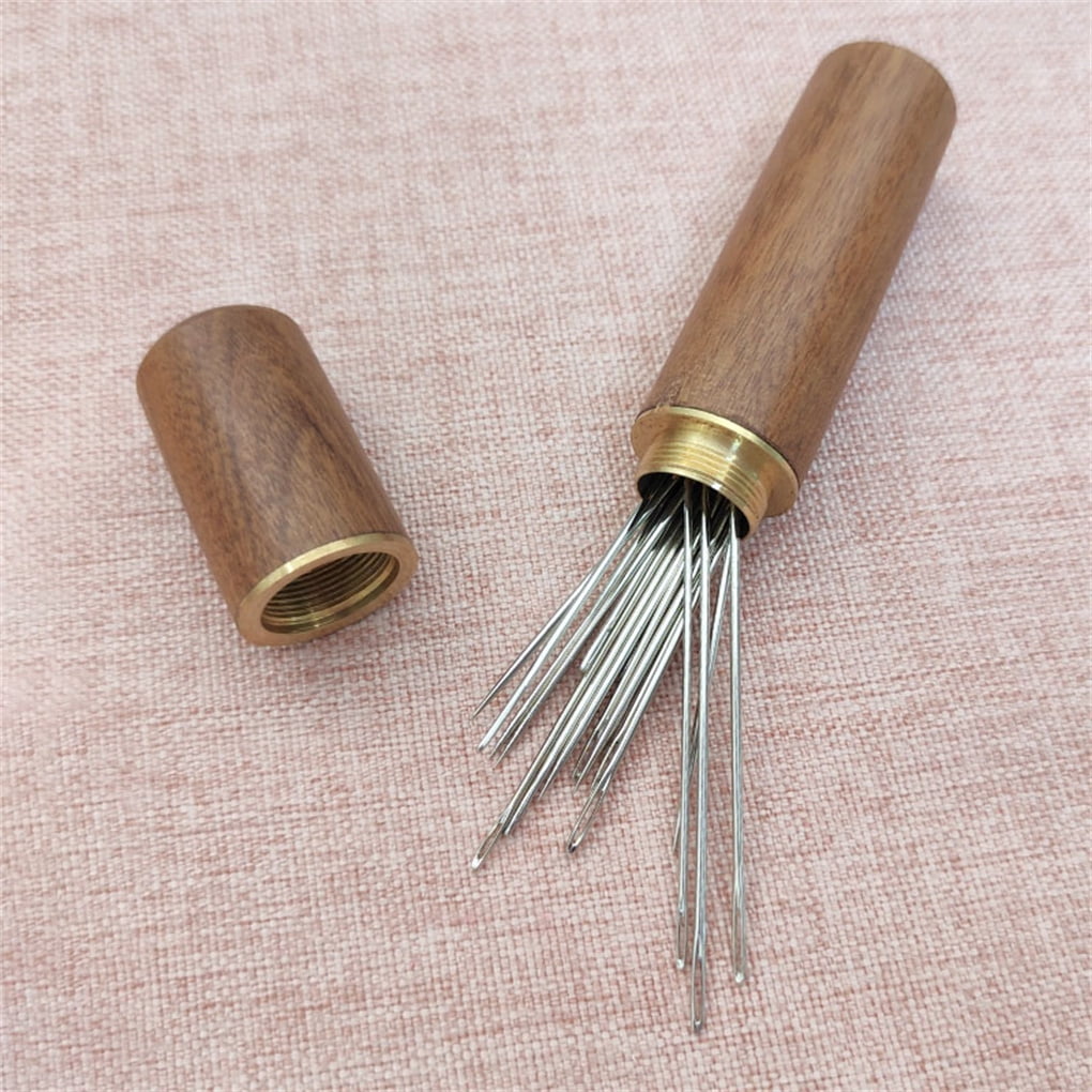 Manual Sewing Needles With Storage Box Diy And Threading - Temu