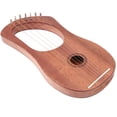 thumbnail image 4 of Arpa de cuerdas de madera, arpa de lira, arpa de palisandro, cuerdas de arpa duraderas, arpa de lira, solución innovadora, 4 of 12