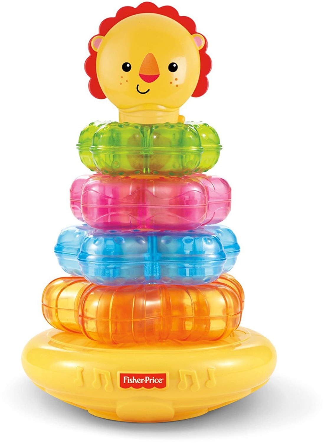 Fisher-Price Light-Up Lion Stacker4 colorful stars help baby learn colors \u0026 counting with colorful stacks. By FisherPrice - Walmart.com - Walmart.com