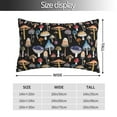 thumbnail image 4 of Kll Mushrooms And Autumn Leaves Pillow Covers Envelope Closure,Super Soft And Cozy Fuzzy Fleece Pillow Case Cover 20"X30", 4 of 9