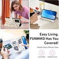 thumbnail image 4 of Tianyeda for Samsung Galaxy A53 Case Wallet Card Holder Zipper Leather Flip Cover Crossbody Wrist Strap with Stand A3, 4 of 5