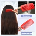 thumbnail image 2 of Cepillo para el cabello Unique Bargains rojo plástico, 2 of 7