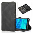 thumbnail image 1 of (Black)For Huawei Enjoy 9s Retro Magnetic Closing Clasp Horizontal Flip Leather Phone Case, 1 of 5