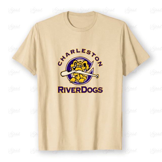 T-Shirt Unisexe Graphique Imprimé Classique Fan de l'Équipe de Baseball de Charleston, jusqu'à la Taille 5TG