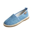 thumbnail image 2 of Women's Slip On Flat Shoes Comfortable Low Heel Casual Summer Sandals for Beach Walking Dress Up with Jeans, 2 of 5