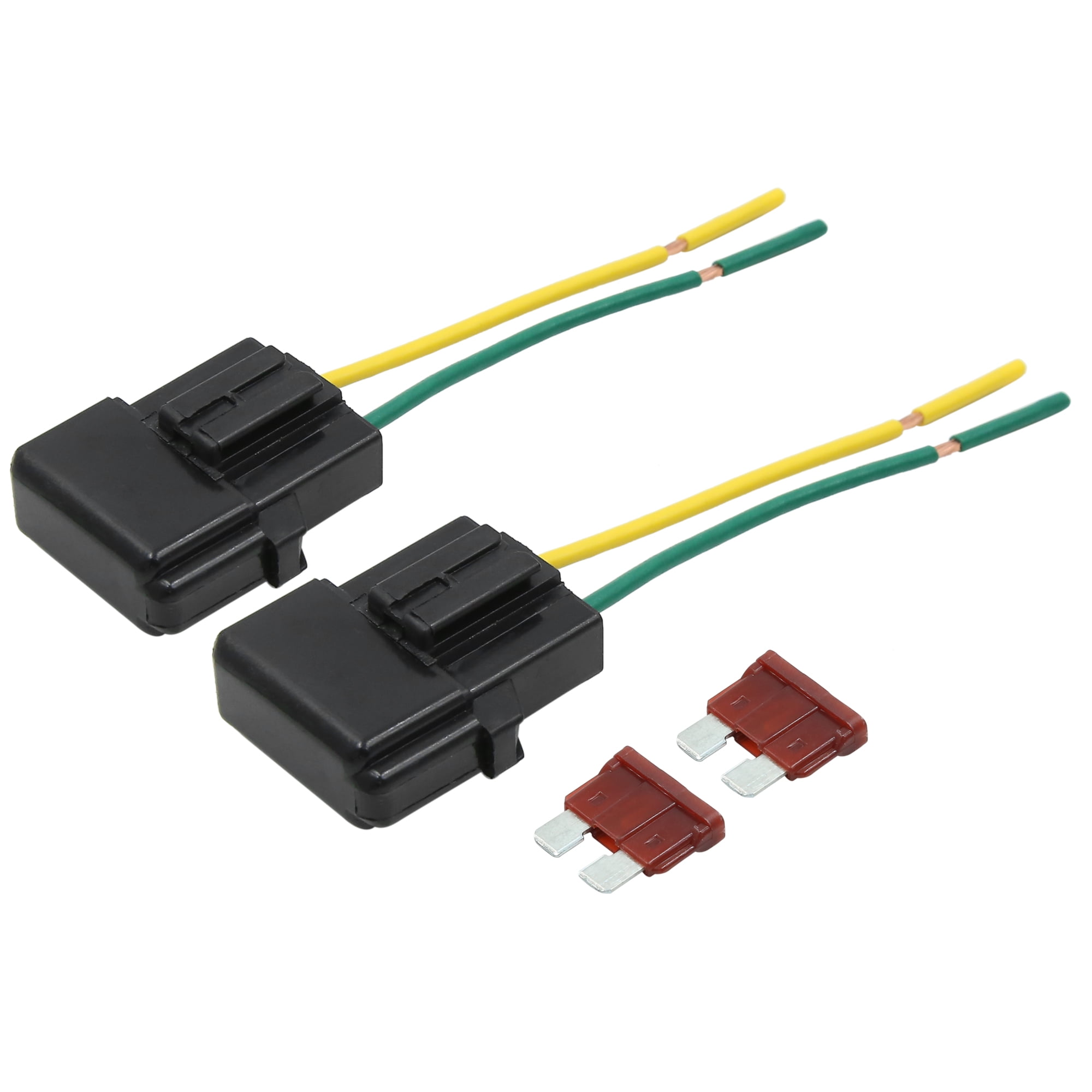 2pcs DC 32V 2 Wires Waterproof Car Blade Style Fuse Holder w 7.5A Fuse