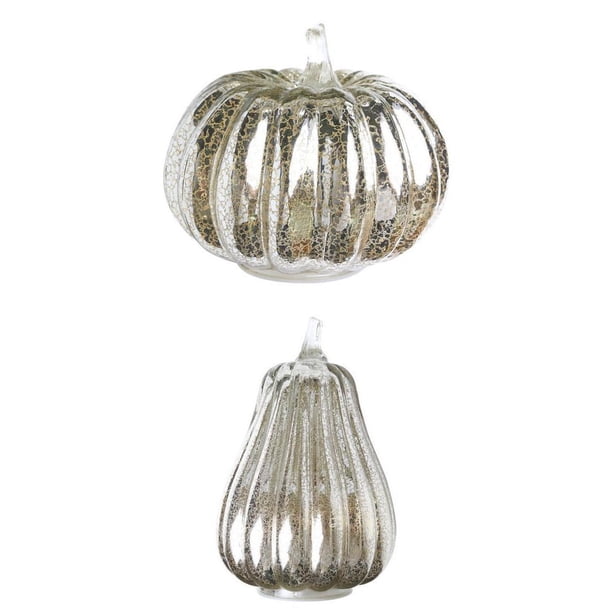 Lámpara de Calabaza de Halloween de 2 Piezas Luces LED para El Día de Acción de Gracias Al Interior