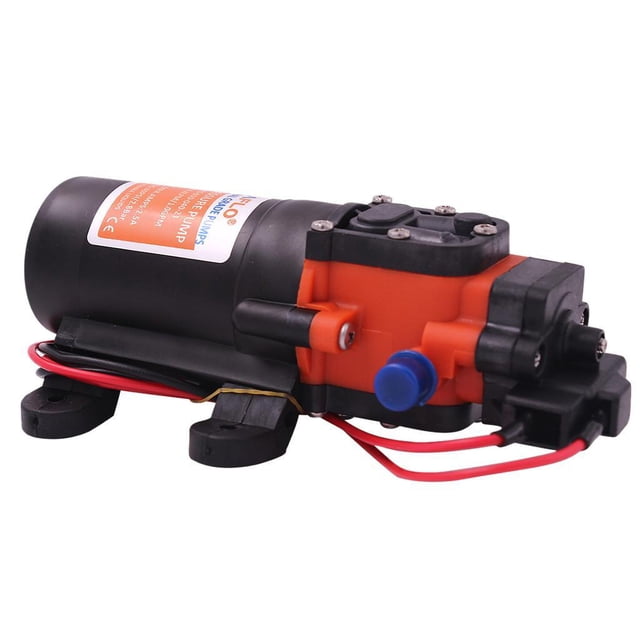 Riwesomey Bomba de diafragma de presión de agua Bomba autocebante 24V 35PSI Bombillas para automóviles