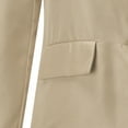 thumbnail image 4 of Women Workoffice Suit V Neck Cardigan Single Breasted Fashion Jacket Pockets Professional Overcoat Button Down Fitted Outwear Solid Color Blazer, 4 of 6