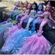 thumbnail image 2 of Sirena muñeca ropa muñecas bebé niña muñeca juguetes para niñas Barbi coleccionista regalo de Navidad, 50CM Sincero  Hogar, 2 of 2