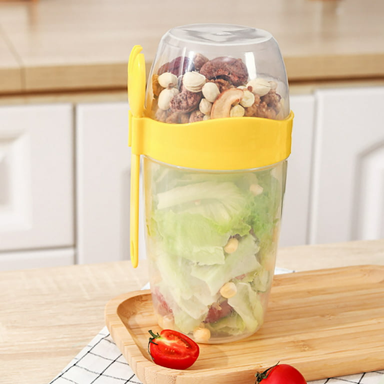 4 Sets Breakfast On The Go Cups Cereal Yogurt Cup Oatmeal Container Tr —  AllTopBargains