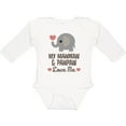 thumbnail image 3 of Inktastic Mawmaw and Pawpaw Love Me Grandson Granddaughter Boys or Girls Long Sleeve Baby Bodysuit, 3 of 5