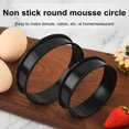 thumbnail image 2 of 6Pcs Stainless Steel English Muffin Rings Non-Stick Coating Cake Mold for Baking Double Rolled Edge Design Food Grade 8cm 10cm Cooking Rings, 2 of 7