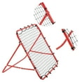 thumbnail image 3 of Filet d'Entraînement de Rebond, Filet de Pratique de Rebond Portable en Fer et PE Robuste avec Longue Vis pour Extérieur, 3 of 7