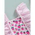 thumbnail image 4 of Aunavey Toddler Baby Girl Swimsuit Sleeveless Ice-Cream Ruffle One Piece Onesie Bathing Suit Summer Clothes Outfit, 4 of 7