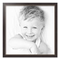 thumbnail image 2 of ArtToFrames 21" x 21" Cimarron Walnut Silver Picture Frame, 21x21 inch Silver Wood Poster Frame (WOM-5223), Pack, 2 of 7