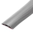 thumbnail image 1 of Cubierta de cable de 3.3 pies, ocultador de cables autoadhesivo de 0.47" de ancho x 0.3" de alto para gestión de cables, protector de cables, madera gris, 1 of 7