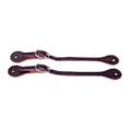 thumbnail image 2 of Hilason Burgundy Latigo Leather Kid Spur Straps Western Tack, 2 of 2