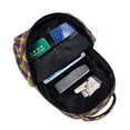 thumbnail image 5 of Fotbe Mardi Gras Plaid Pattern Casual Backpack for School, Travel, and Outdoor Activities - Durable, Lightweight, and Comfortable, 5 of 5