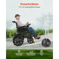 thumbnail image 6 of VEVOR Electric Wheelchair for Adults, 265lbs Capacity, Foldable & Lightweight Motorized Wheelchair, 13-Mile Long Travel Range, All-Terrain Powered Chair, Portable for Seniors & Disabled, 6 of 10