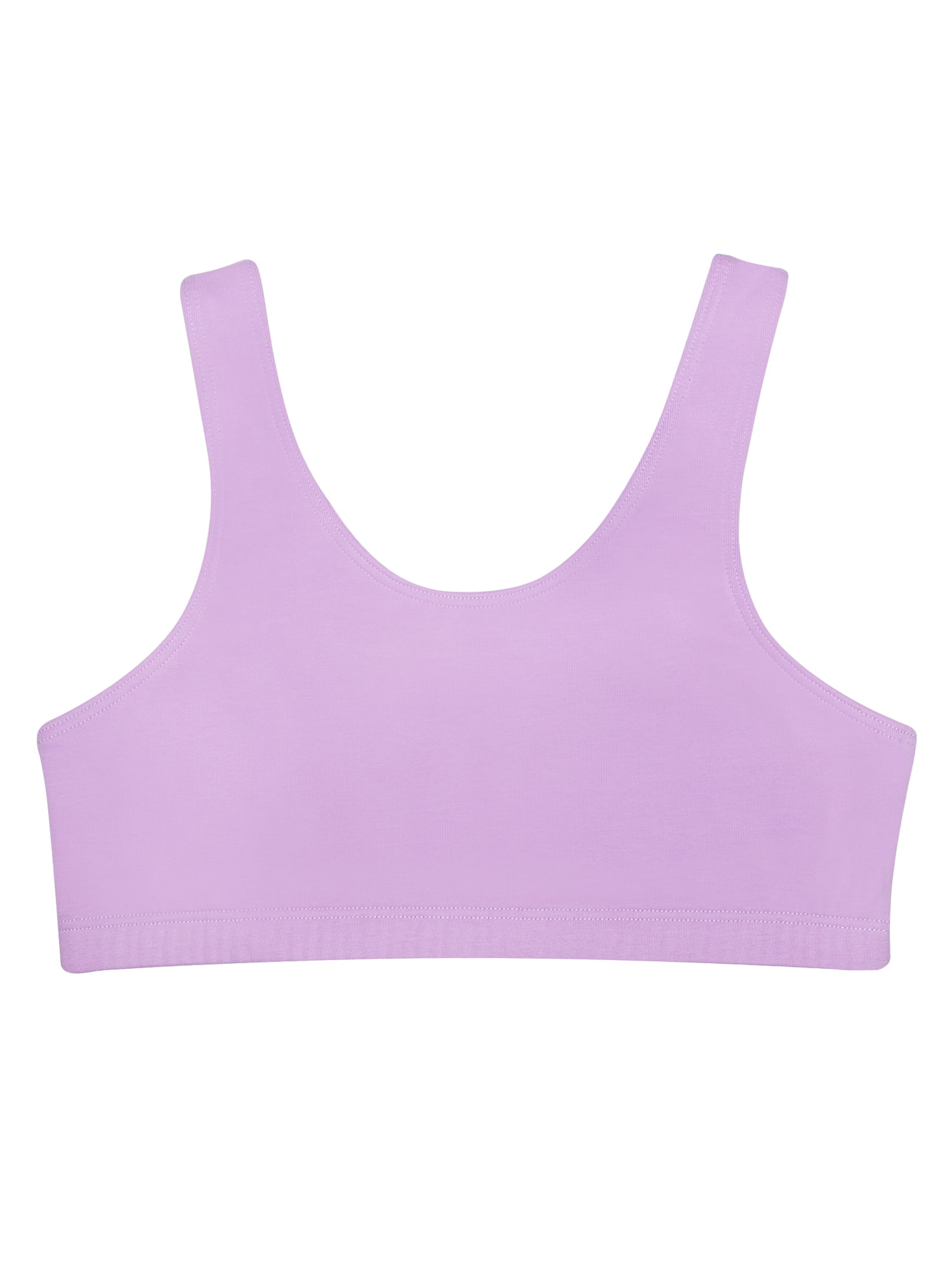Wonder Nation Girls Cotton Bra, 2-Pack, Sizes S-XXL