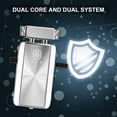 thumbnail image 3 of Graflsoa Smart Keyless Entry Door Lock with Remote Control, Stainless Steel, Silver, Model HXQ908D-2Key, Includes 2 Remotes & Batteries, 3 of 6