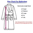 thumbnail image 5 of Skylinewears Women's Luxury Terry Cotton Hooded Spa Robe Ultra-Soft Comfortable Bathrobe, Size Large, 5 of 9