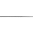 thumbnail image 3 of Auriga 10K White Gold .9 mm Diamond-cut Round Open Link Cable Chain Necklace for Women 16", 3 of 6