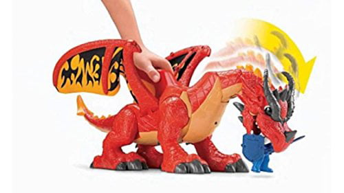 imaginext red dragon