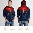 thumbnail image 6 of LAOLIUSN Novelty Long Sleeve Hoodie Funny Spider Graphic Sweatshirts S-4XL, 6 of 7