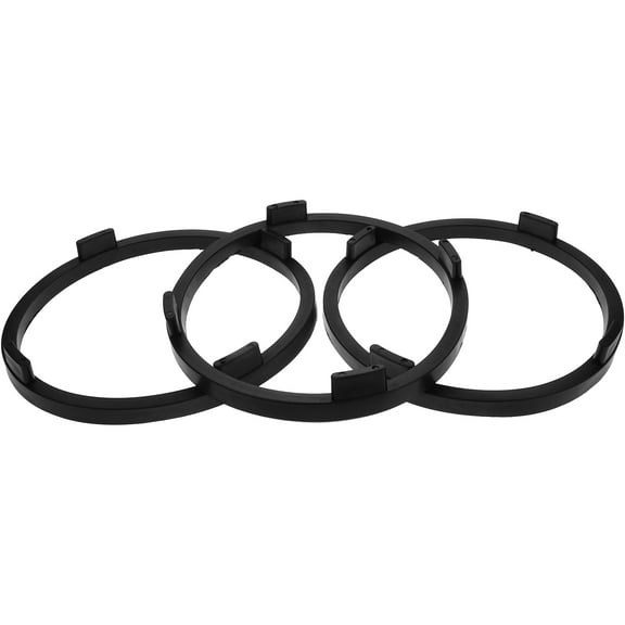 TABLZONE Drum Set Accessories 3 Pieces Black Plastic Easy to Install Replacement Parts for Drum Kits