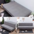 thumbnail image 5 of Couch Cover for Futon, Jacquard Soft Futon Sofa Cover, Universal Thick Sofa Slipcovers with Full Protection, High Quality Fabric Easy to Install & Care, Super Stretchy Dark Gray,, 5 of 5