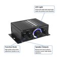 thumbnail image 4 of 12V Car Amplifier Home Stereo Subwoofer Amplifier Sound Speaker LED Display Digital Processor Auto Music Player ,Bluetooth 5.0, 4 of 5