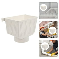 WRITWAA Rainwater Collector Kit White PVC 1Set
