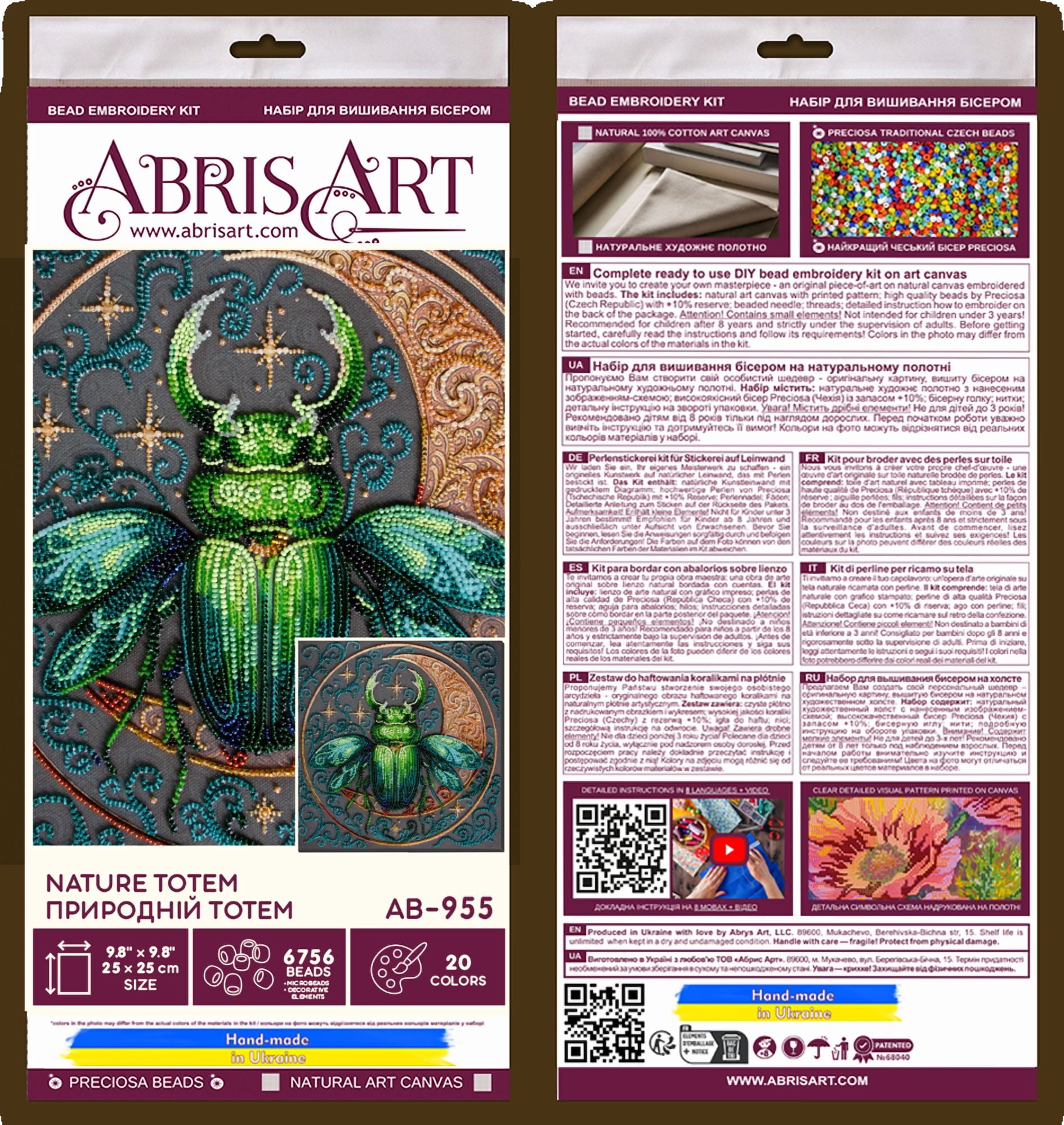 Main Bead Embroidery Kit -Nature Totem