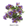 thumbnail image 4 of AZXY Artificial Purple Flowers, Fake Flowers with Fabric Petals & Plastic Stems for Wedding Decor, Living Room Centerpieces, Home & Party Arrangements, 4 of 7