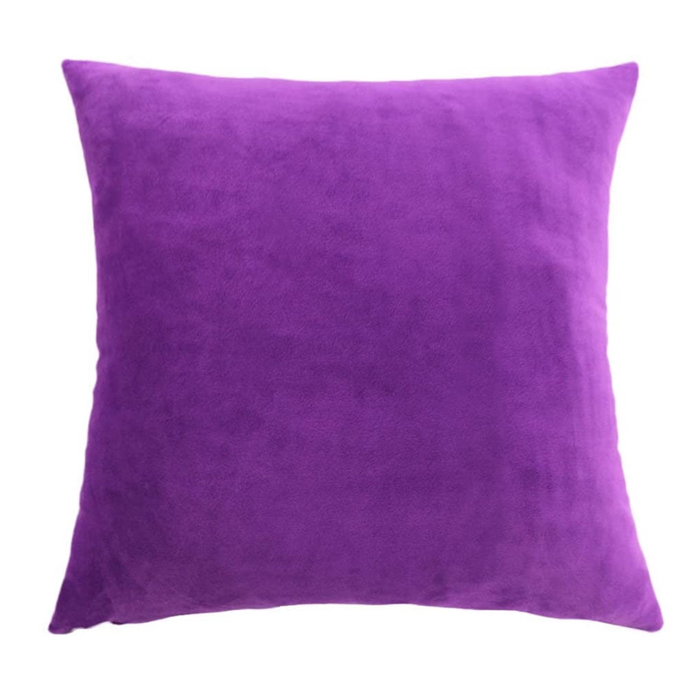 FleinngHoz Short Plush Pillow Case Sofa Chair Throw Pillow Cover Home