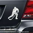 thumbnail image 2 of Magnets in Motion Ice Hockey Player Male Car Magnet Pose 3 Chrome, 2 of 4
