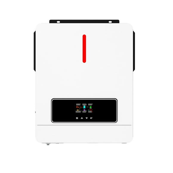 Inversor híbrido CNSWIPOWER de 3600 W, 24 V CC a 110 V/120 V CA, onda sinusoidal pura, monofásica con controlador MPPT de 120 A