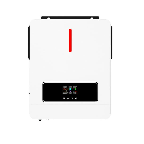 Inversor híbrido CNSWIPOWER de 3600 W, 24 V CC a 110 V/120 V CA, onda sinusoidal pura, monofásica con controlador MPPT de 120 A