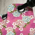 thumbnail image 4 of Ambesonne Floral Grommet Curtain, Taiwan Hakka Culture, 50" x 63", Pink Blue Green, 4 of 6